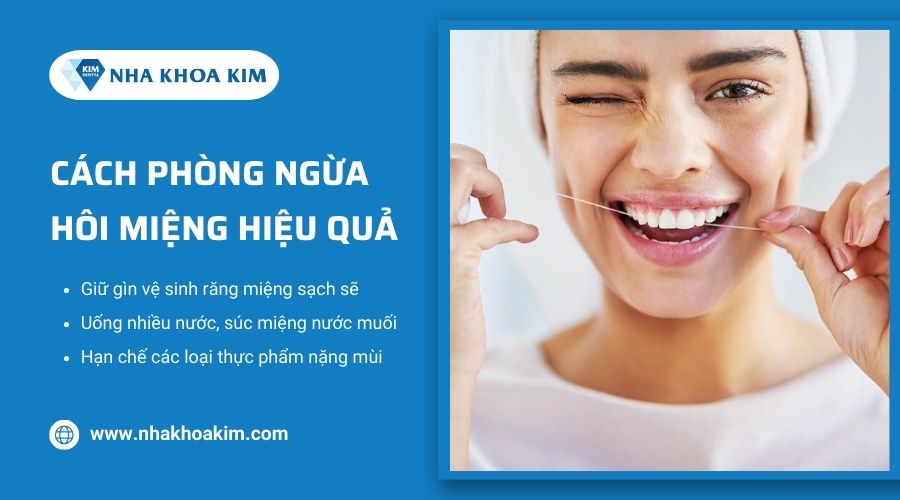 Cách phòng ngừa hôi miệng tại nhà
