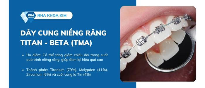 Dây cung Titan – Beta (TMA)