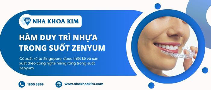 Hàm duy trì nhựa trong suốt Zenyum