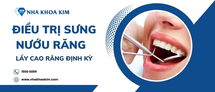 Lấy cao răng định kỳ trị sưng nướu răng trong cùng hàm dưới 