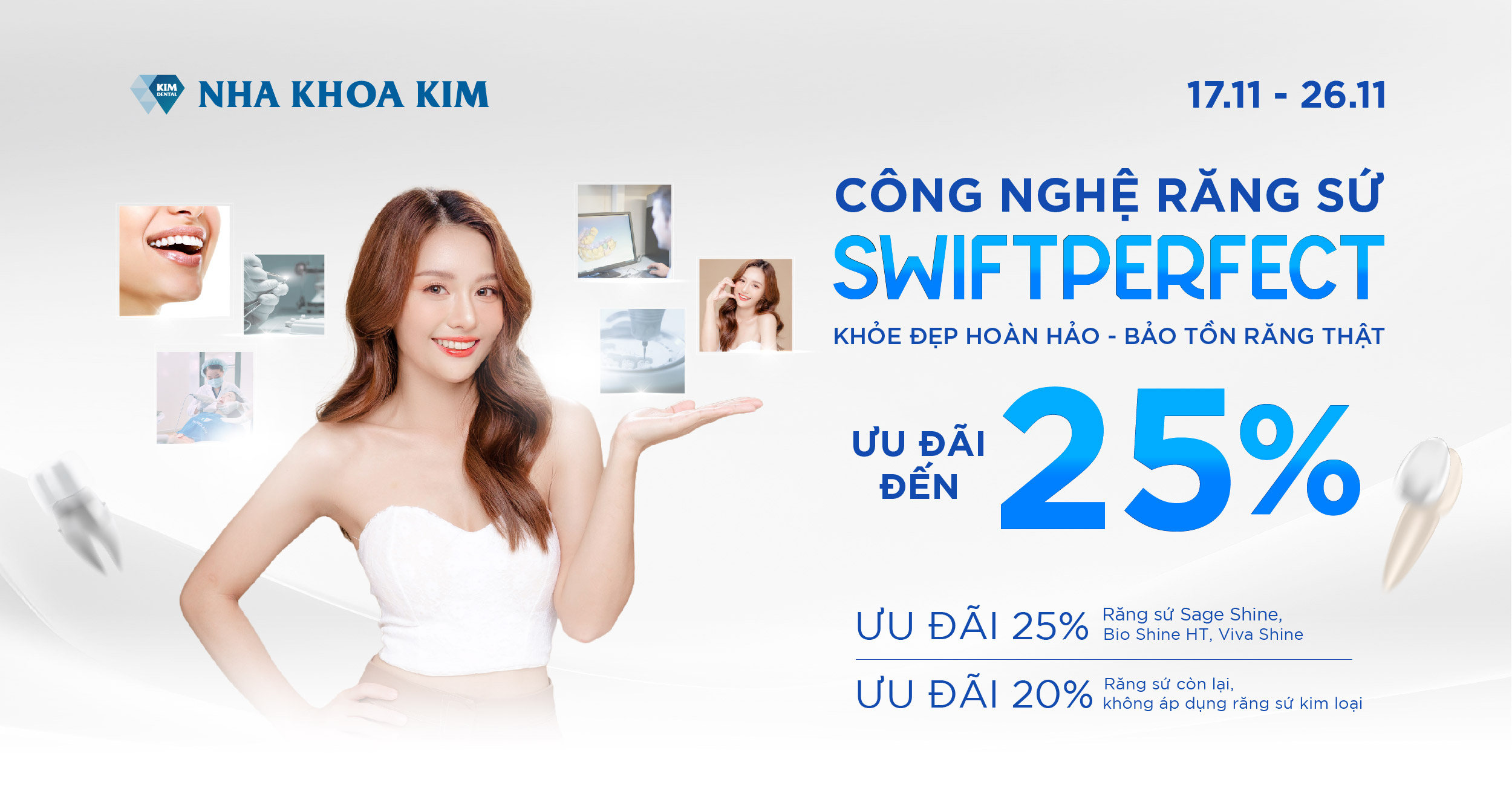 sứ swift perfect Nha Khoa Kim
