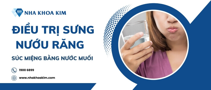 Cách trị sưng nướu răng trong cùng hàm dưới bằng nước muối