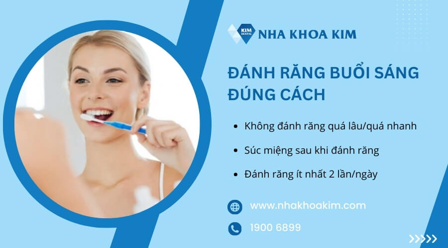 Lời khuyên về thói quen đánh răng buổi sáng