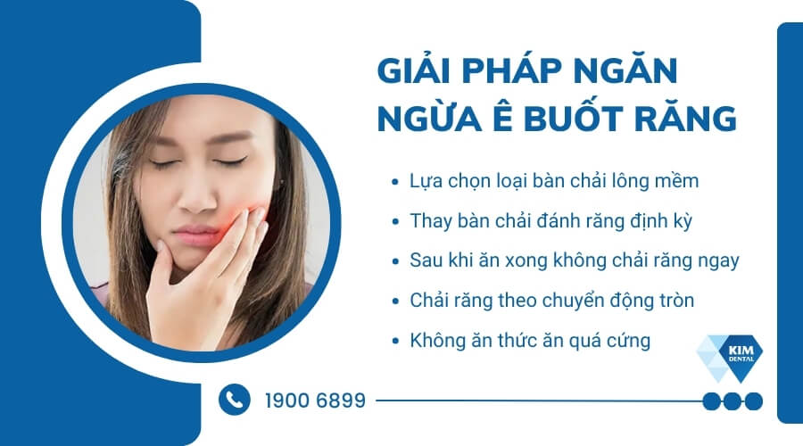 Giải pháp ngăn ngừa tình trạng ê buốt răng
