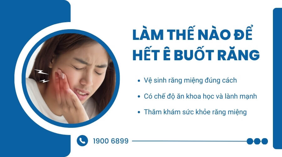 Làm thế nào để hết ê buốt răng?