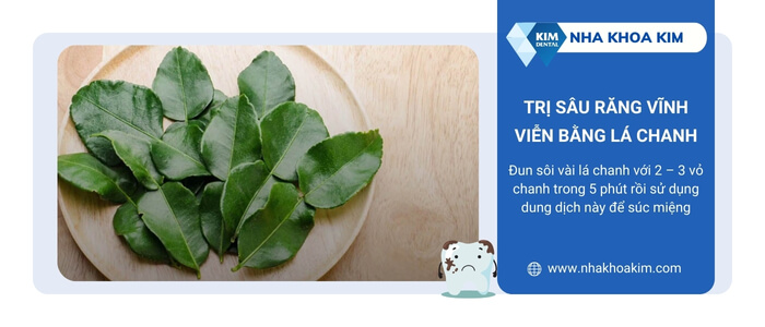 Trị sâu răng vĩnh viễn bằng lá chanh