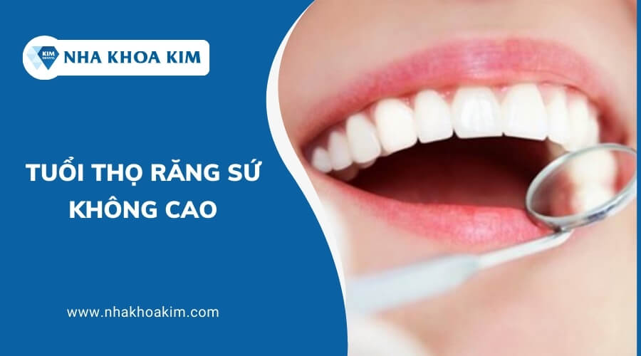 Tuổi thọ không cao như răng thật