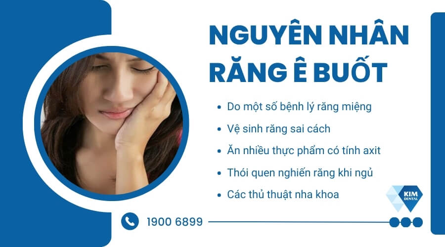 Nguyên nhân răng ê buốt