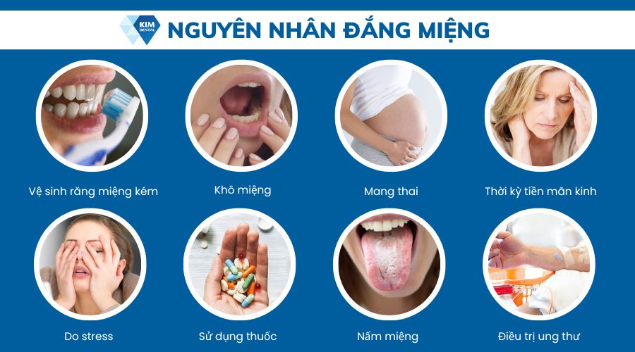 nguyên nhân gây đắng miệng