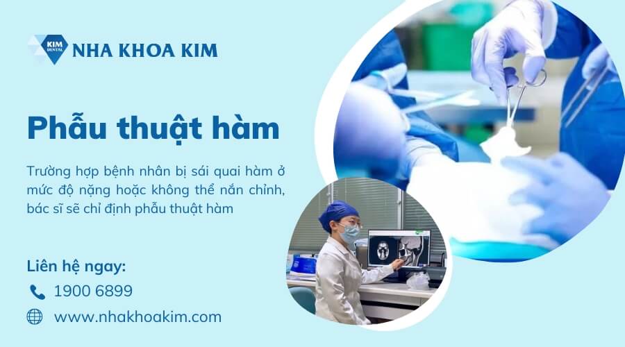 Phẫu thuật chỉnh sái quai hàm