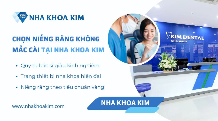 địa chỉ chỉnh nha không mắc cài tại nha khoa kim
