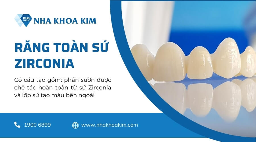 Răng toàn sứ Zirconia