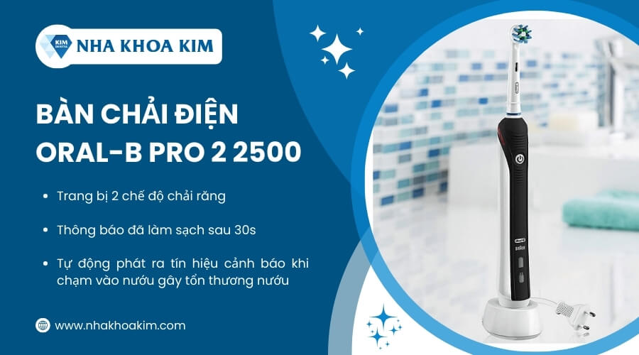 Bàn chải điện Oral-B Pro 2 2500