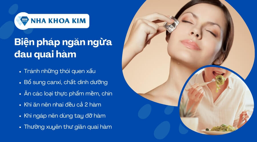 Biện pháp ngăn ngừa đau quai hàm