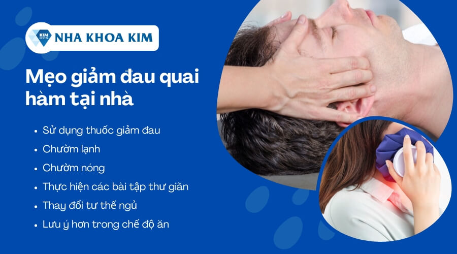 Mẹo giảm đau quai hàm tại nhà hiệu quả