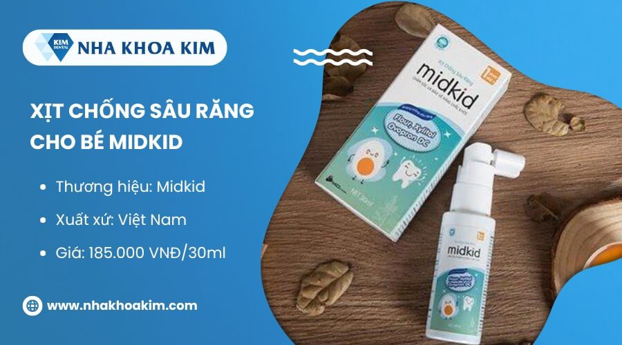 Xịt chống sâu răng Midkid