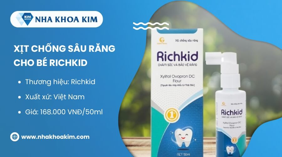 Xịt chống sâu răng Richkid