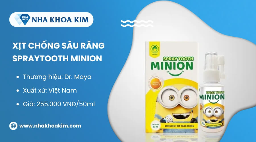 Xịt chống sâu răng Spraytooth Minion