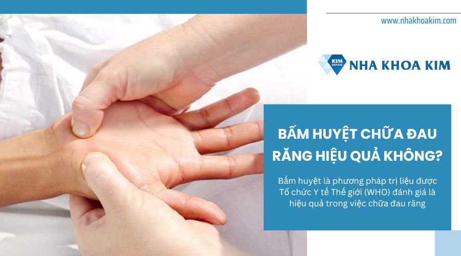bấm huyệt chữa đau răng có hiệu quả không
