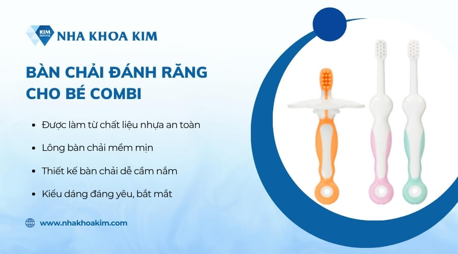 Bàn chải đánh răng cho bé Combi