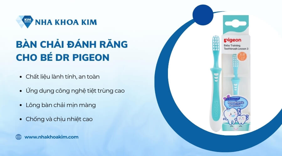 Bàn chải đánh răng cho bé DR Pigeon