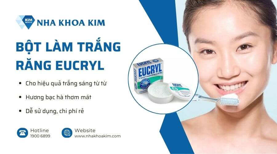 Bột làm trắng răng Eucryl