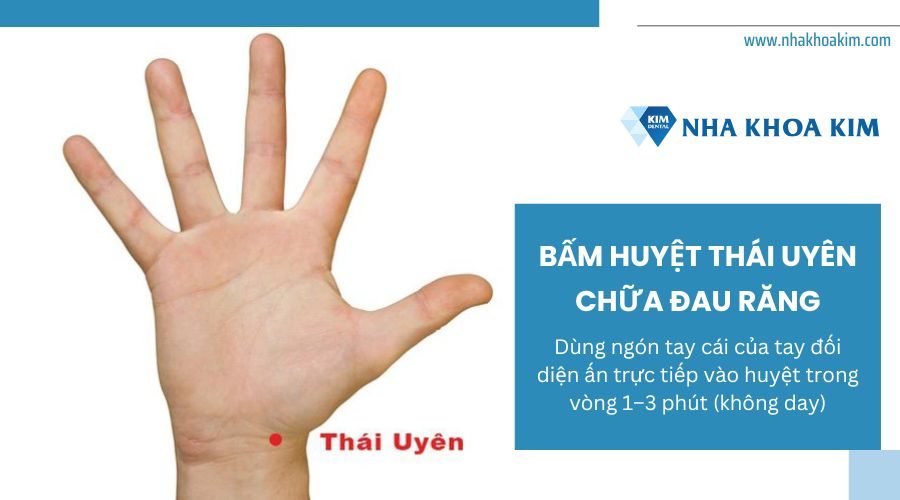 cách bấm huyệt thái uyên