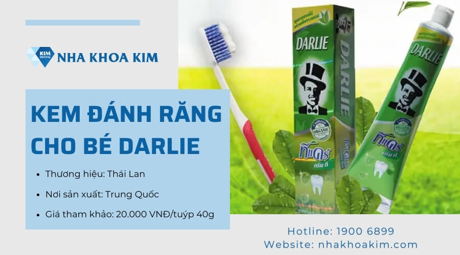Kem đánh răng cho bé Darlie