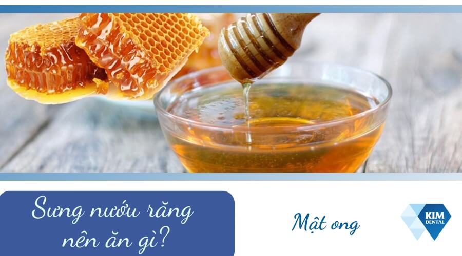 Sưng nướu răng nên uống mật ong