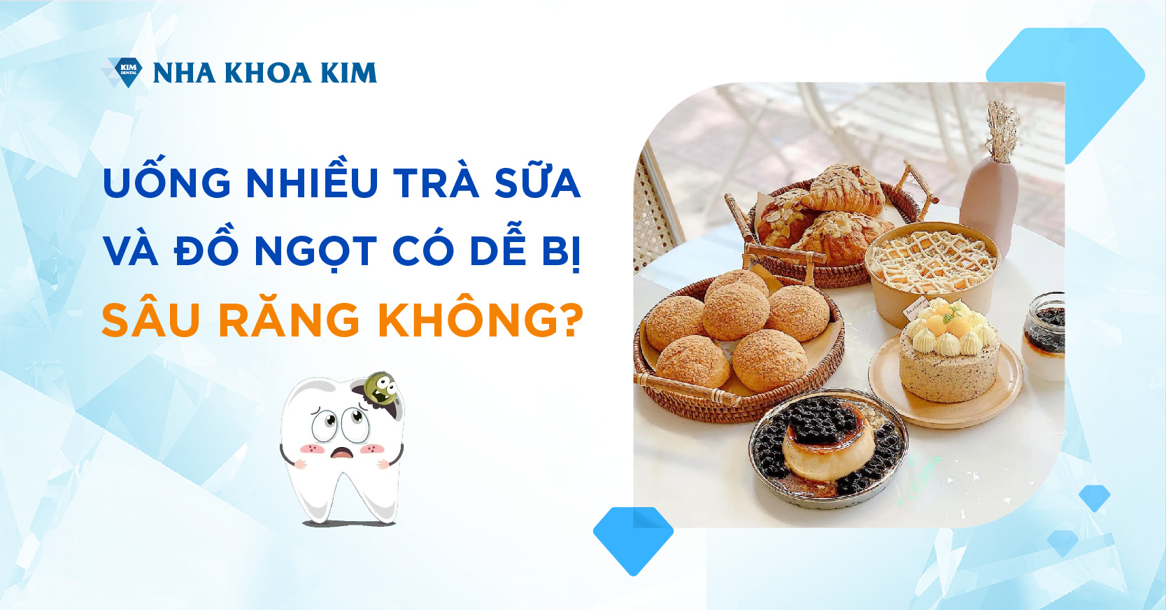 Uống nhiều trà sữa có dễ bị sâu răng?