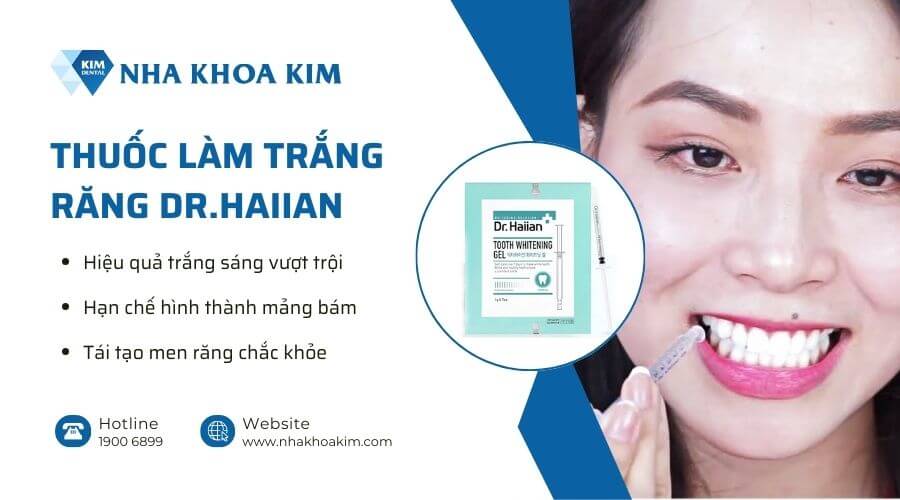 Thuốc làm trắng răng Dr.Haiian