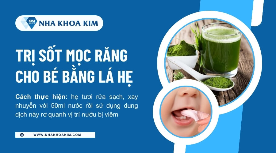 Mẹo trị sốt mọc răng cho bé bằng lá hẹ: Giải pháp tự nhiên và hiệu quả