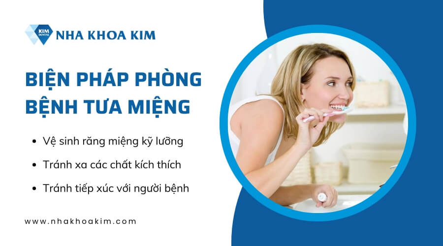 Biện pháp phòng bệnh tưa miệng