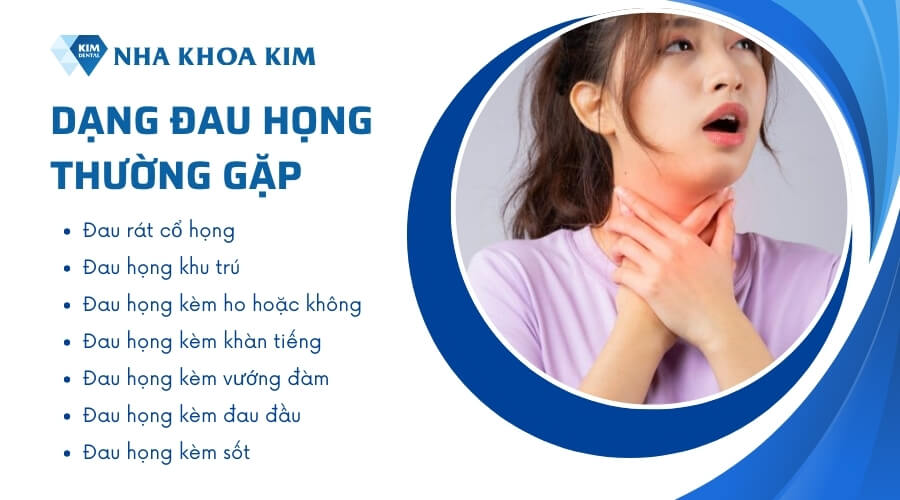 Các dạng đau họng thường gặp
