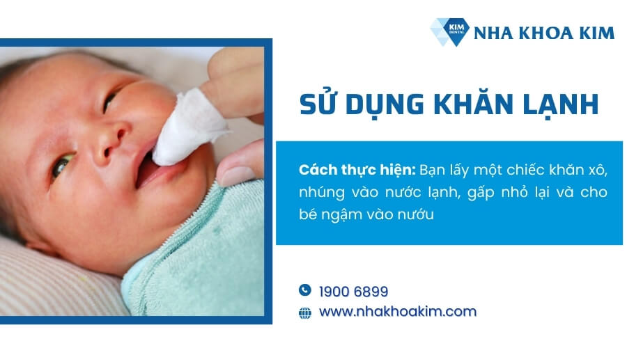 Cách làm cho răng mọc nhanh bằng khăn lạnh