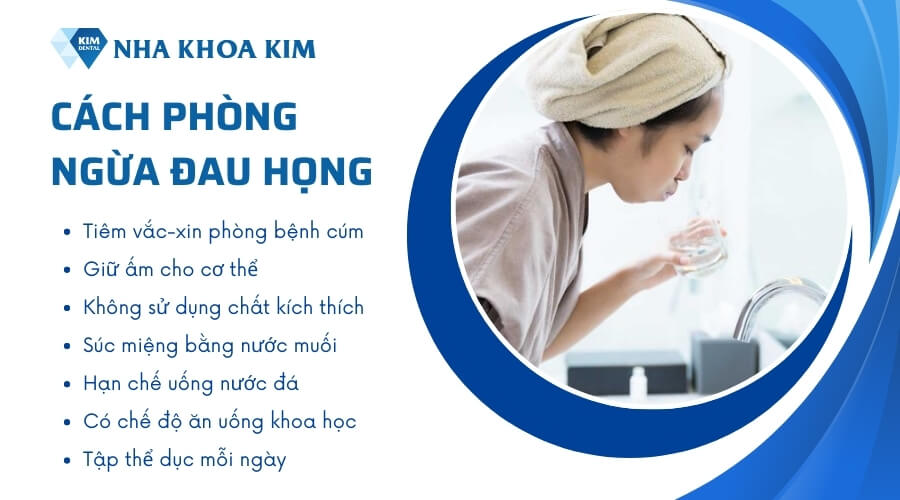 Biện pháp phòng ngừa đau họng