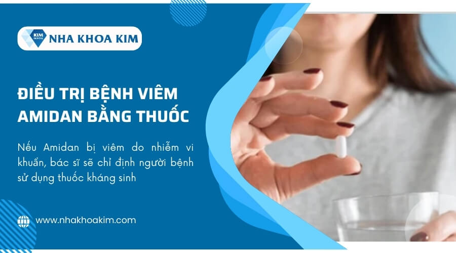 Điều trị viêm amidan bằng thuốc