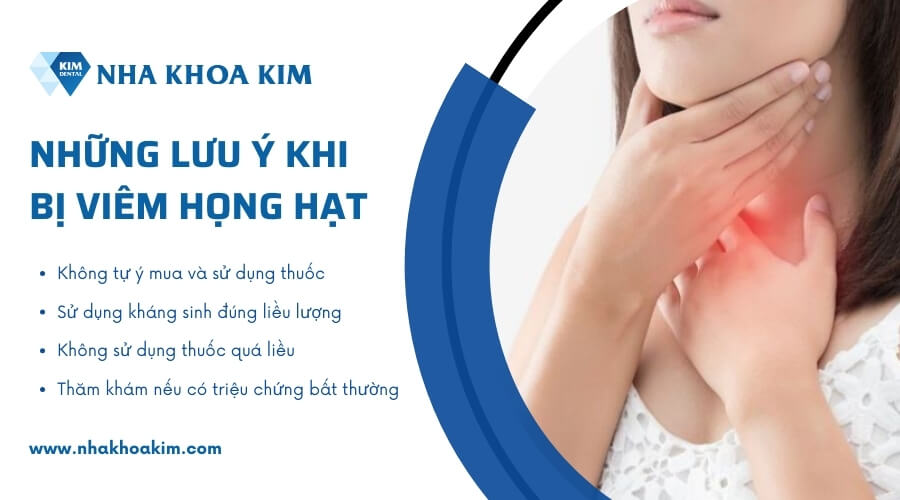 Những lưu ý khi bị viêm họng hạt