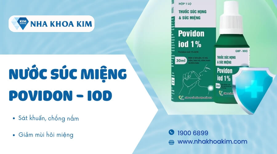 Nước súc miệng Povidone-iod