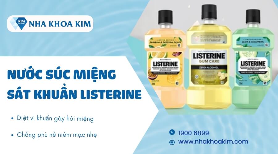Nước súc miệng Listerine