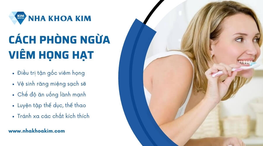 Cách phòng ngừa viêm họng hạt