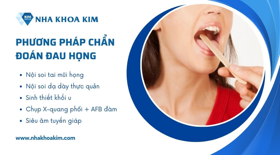 Cách chẩn đoán đau họng