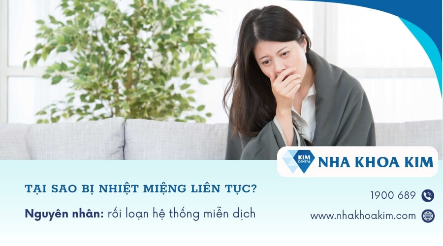 Rối loạn hệ thống miễn dịch gây nhiệt miệng