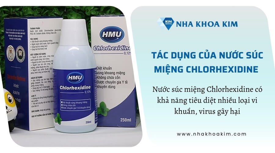 Nước súc miệng Chlorhexidine có tốt không?