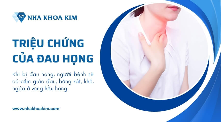 Triệu chứng của đau họng