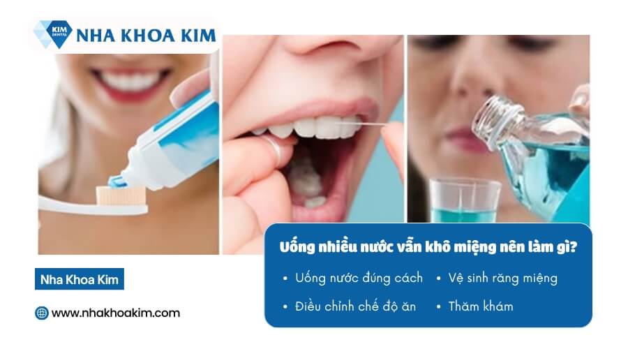 Uống nhiều nước nhưng vẫn khô miệng thì nên làm gì?