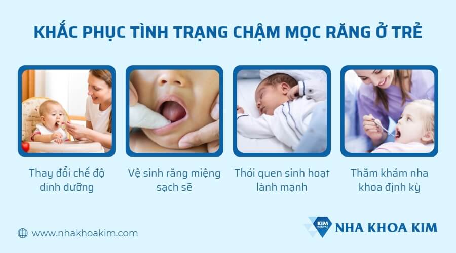 Cách khắc phục tình trạng chậm mọc răng ở trẻ