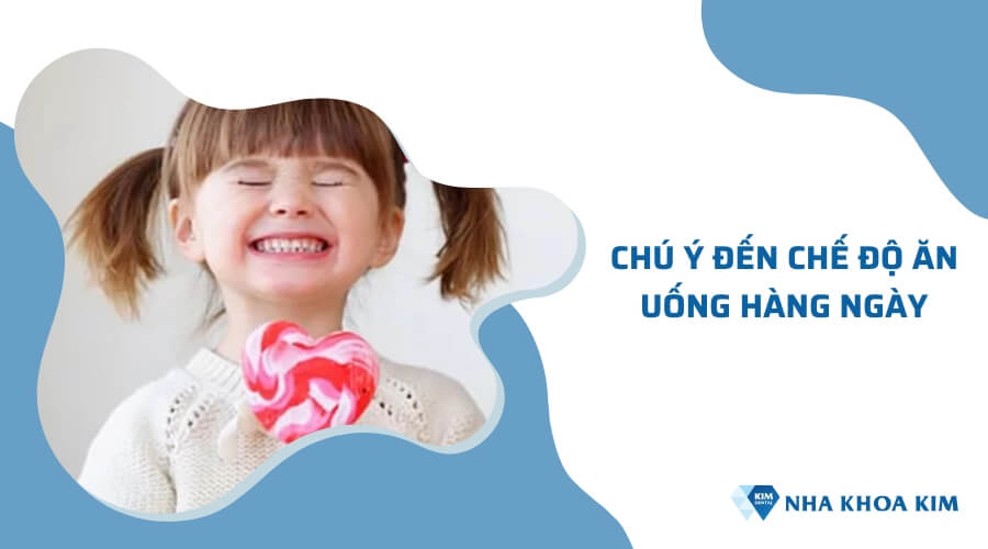 Chú ý đến chế độ ăn uống 