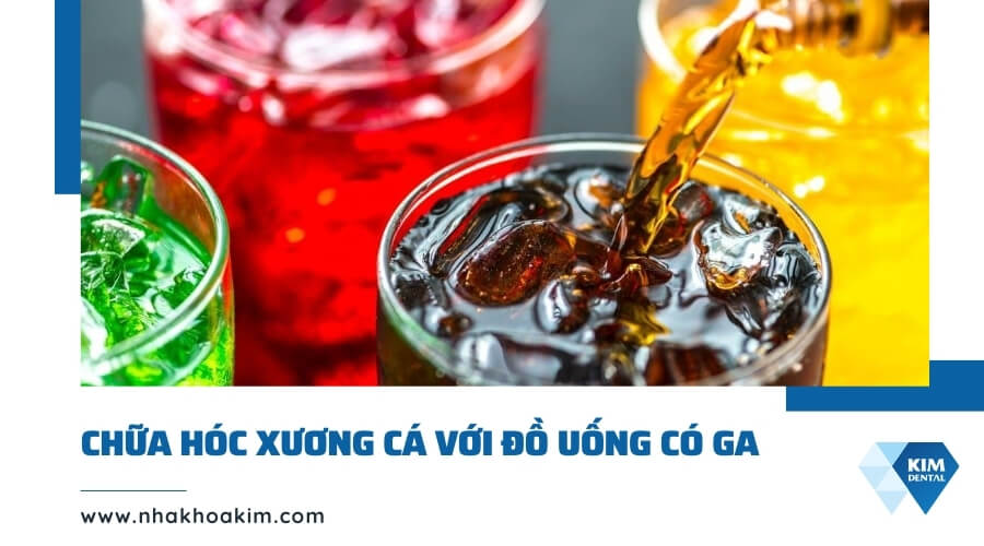 Chữa hóc xương cá bằng đồ uống có gas