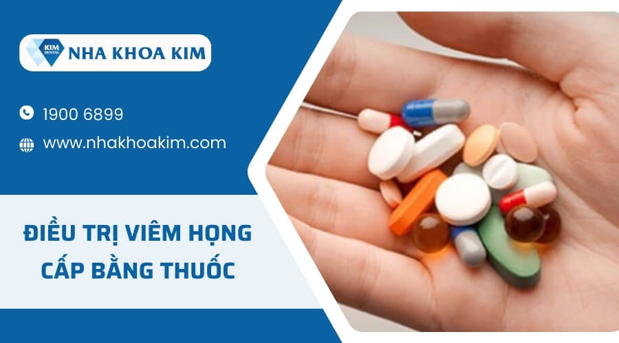 Cách điều trị viêm họng cấp bằng thuốc